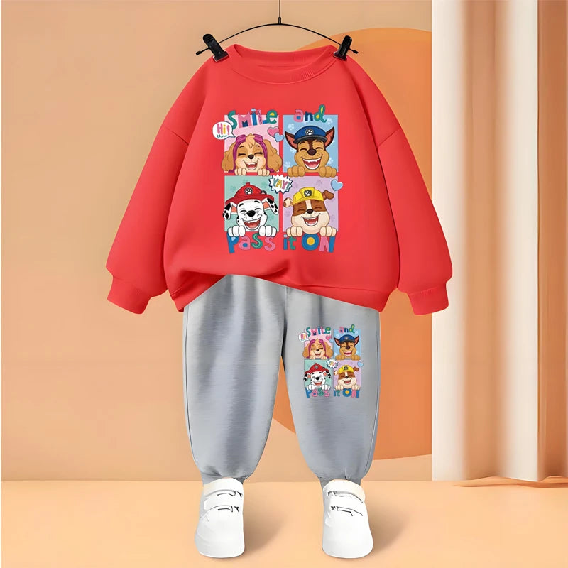 Sweatshirt & Pants Set - 100% Cotton