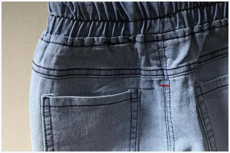 Mickey Mouse Set – T-Shirt and Denim Shorts