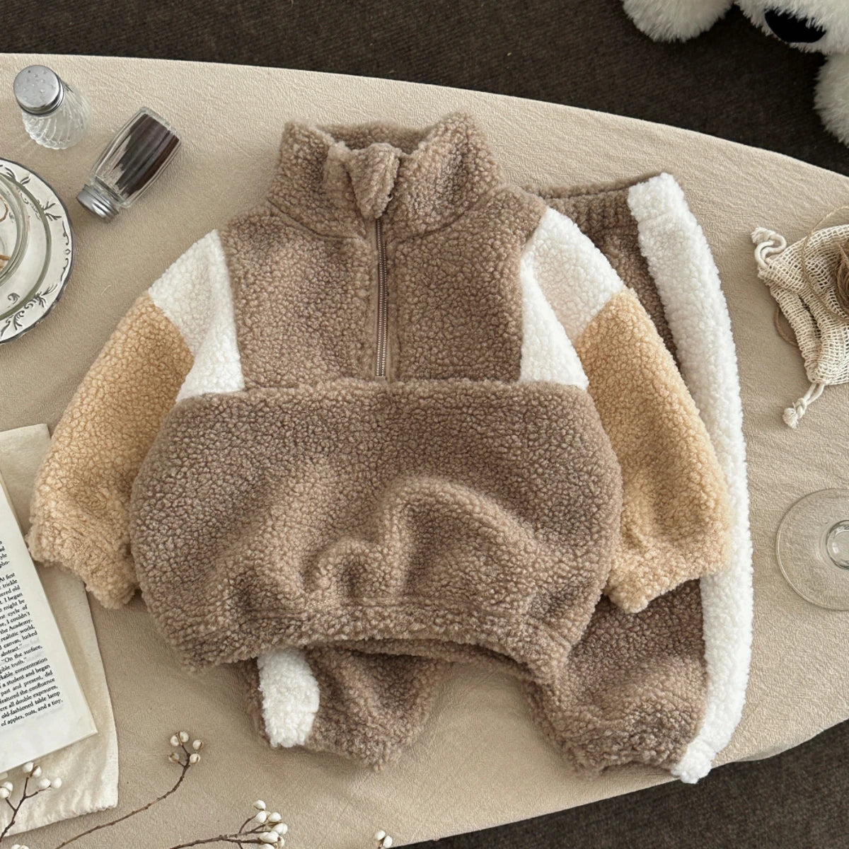 Warm, Plush Top & Comfortable Pants Set