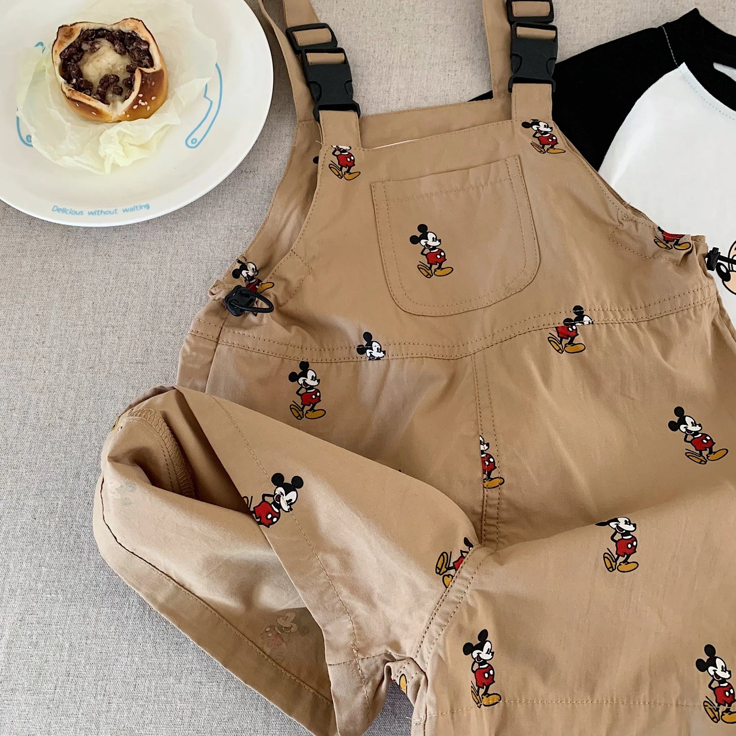 Charming Mickey Mouse Summer Overalls