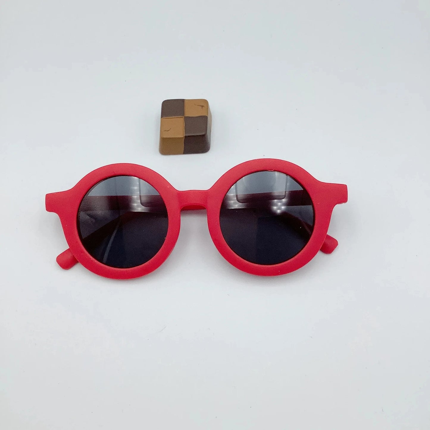 Kids Round Sunglasses – UV400 Mirror Lens Stylish Eyewear