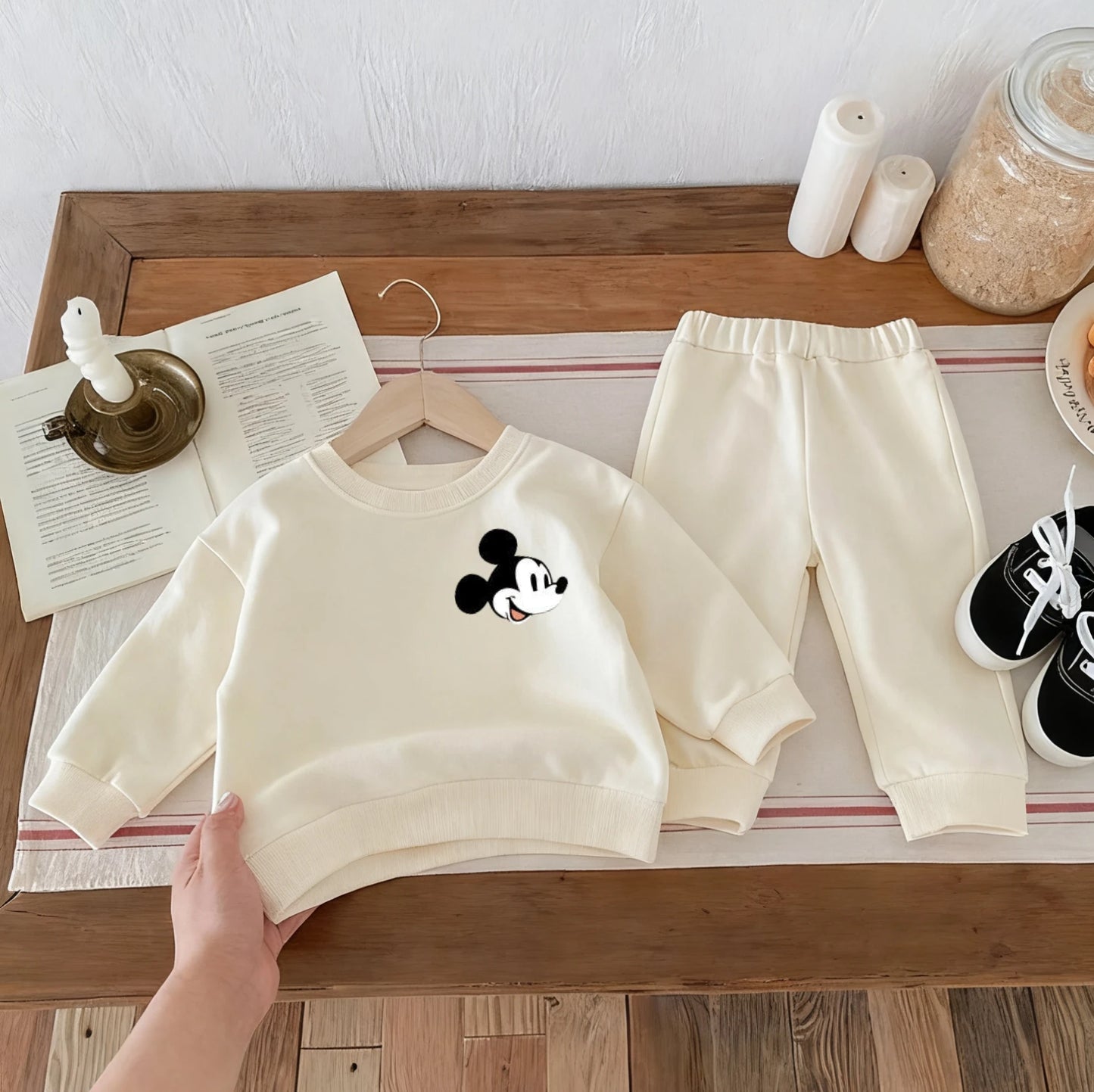 Sweatshirt & Pants Set - 100% Cotton