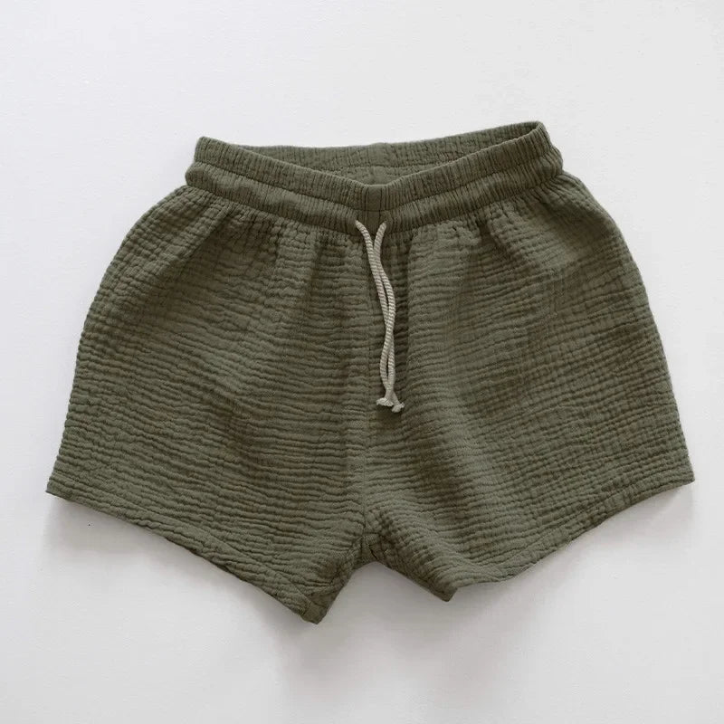 Summer 100% muslin cotton Shirt & Shorts Set – Light and Breezy!