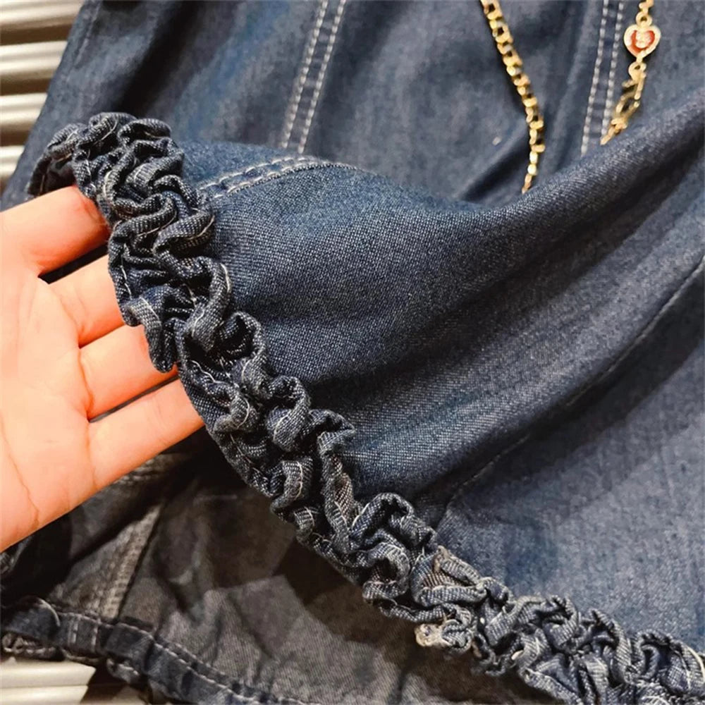 Sleeveless Denim Dress
