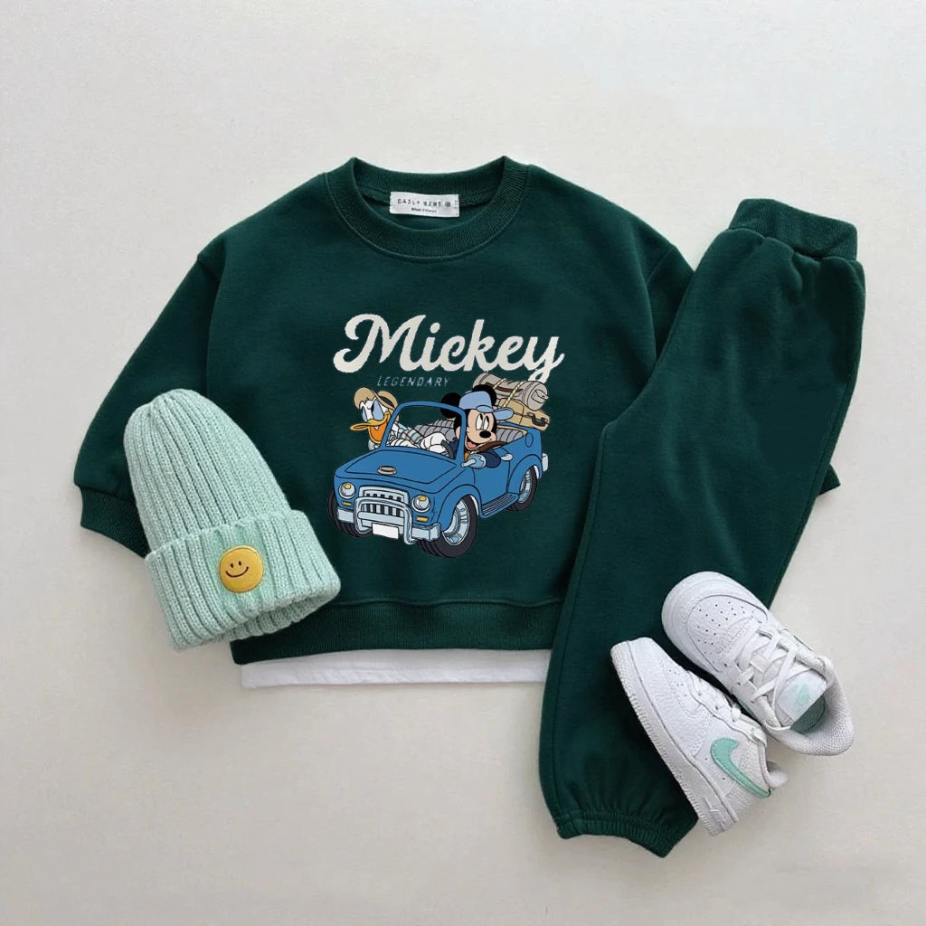 Disney Sweatshirt & Pants Set - 100% Cotton