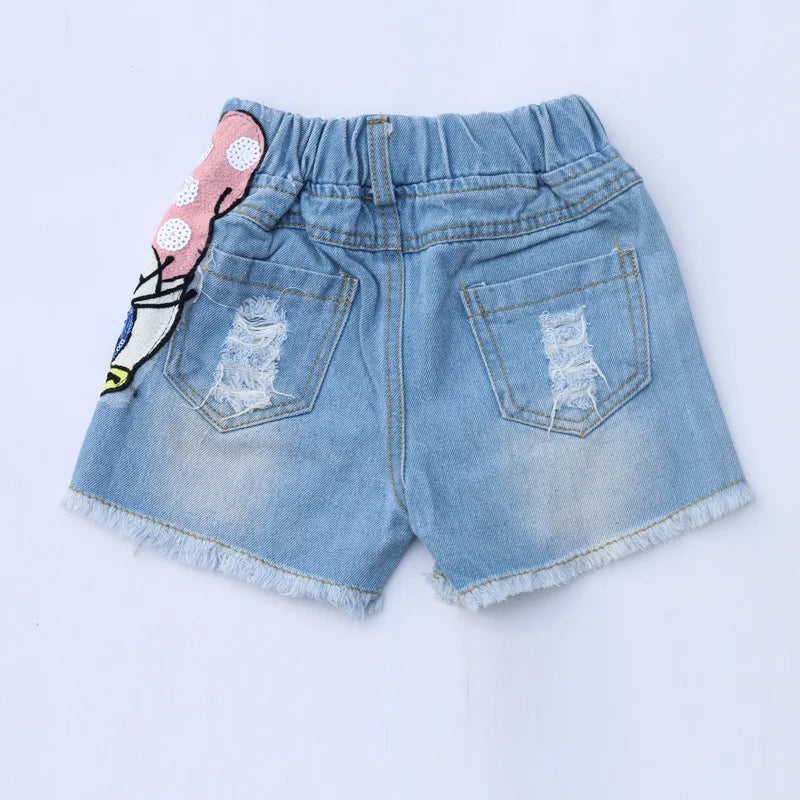 Daisy Duck Girls' Summer Outfit – Sparkling & Stylish!