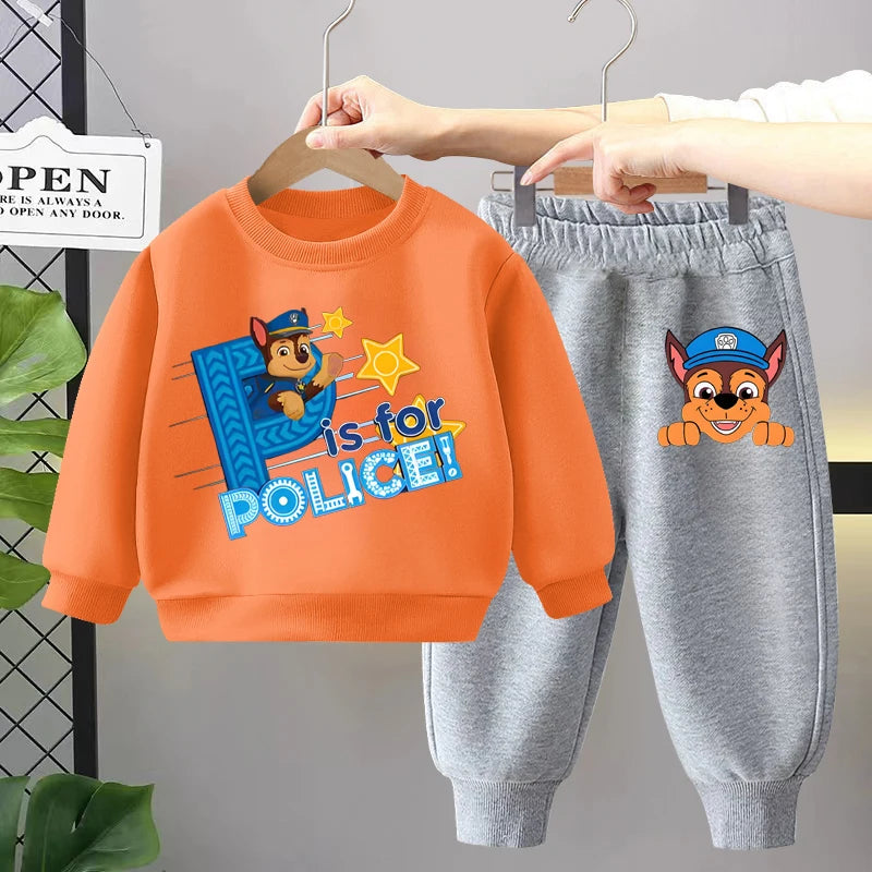 Chase's On The Case Sweatshirt & Pants Set - 100% Cotton