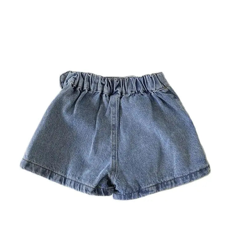 Denim Shorts-Skirt