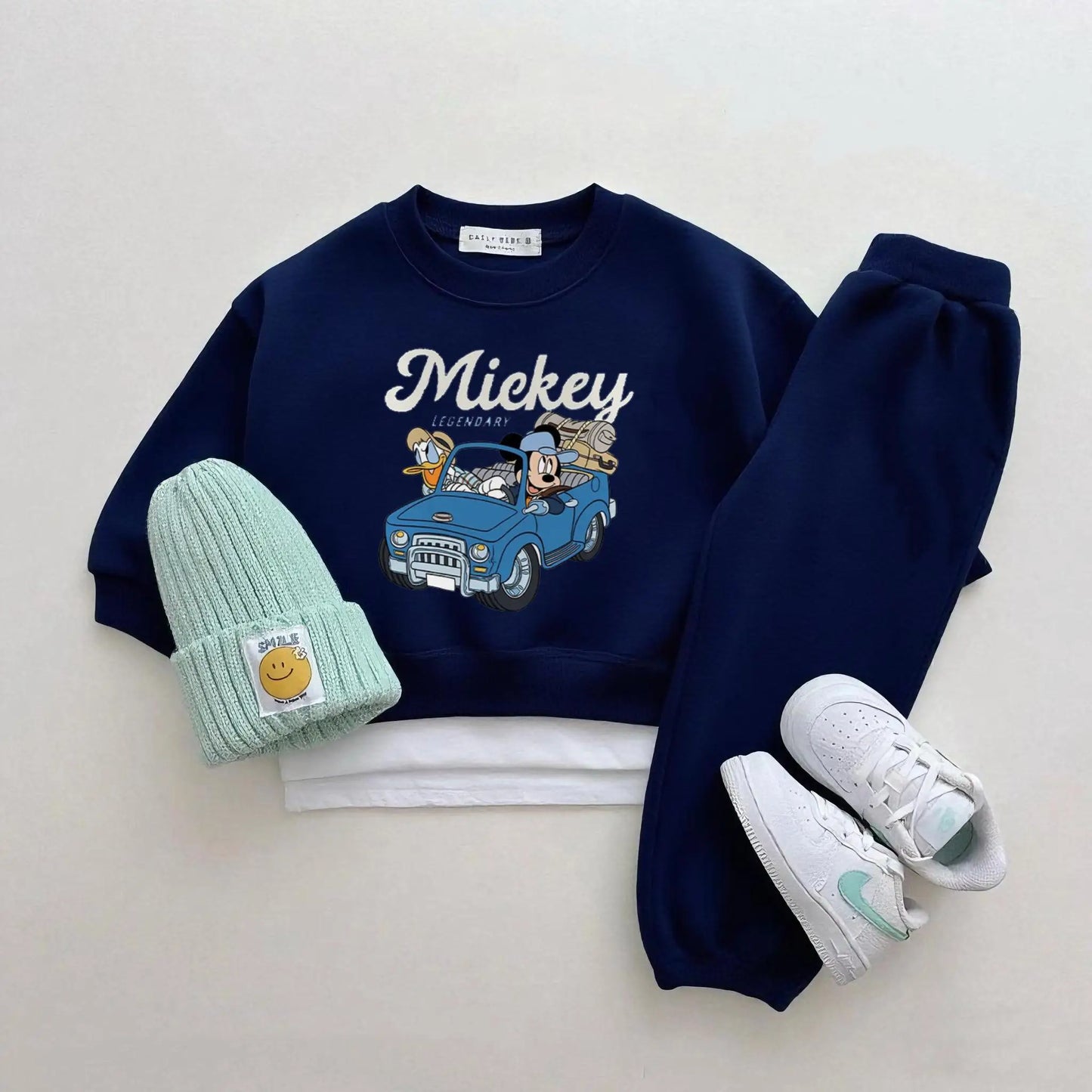 Disney Sweatshirt & Pants Set - 100% Cotton