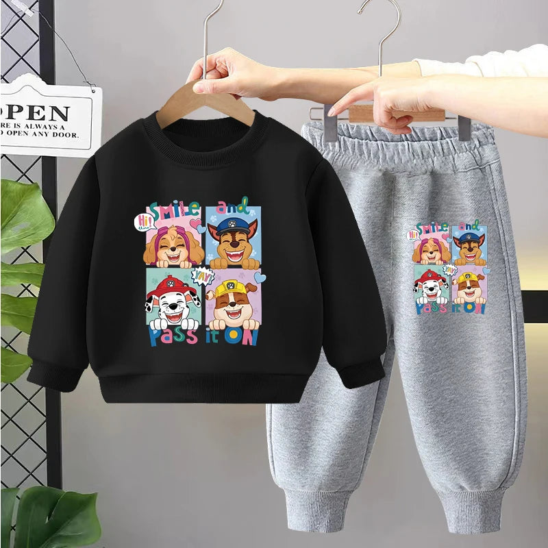 Sweatshirt & Pants Set - 100% Cotton