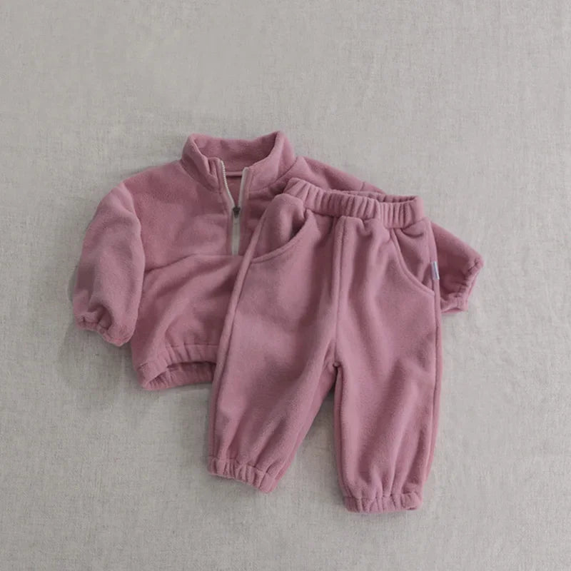 Soft Warm Fleece 2-Piece Set