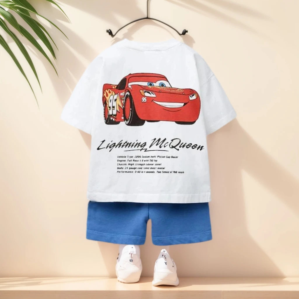Pure Cotton T-Shirt and Shorts Set