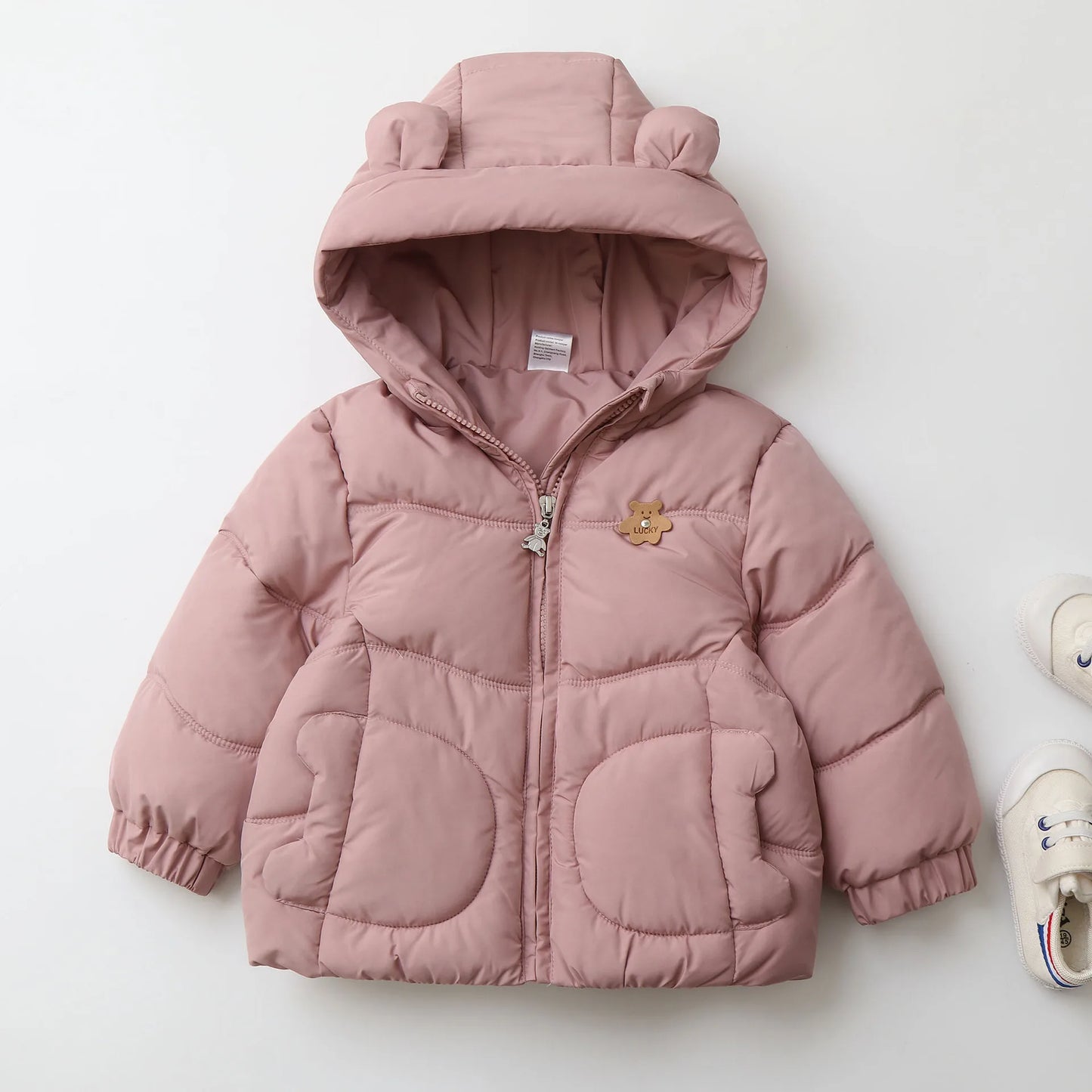 Parkas Thick Cotton Lining Hoodie Warm Jacket Windy Breaker