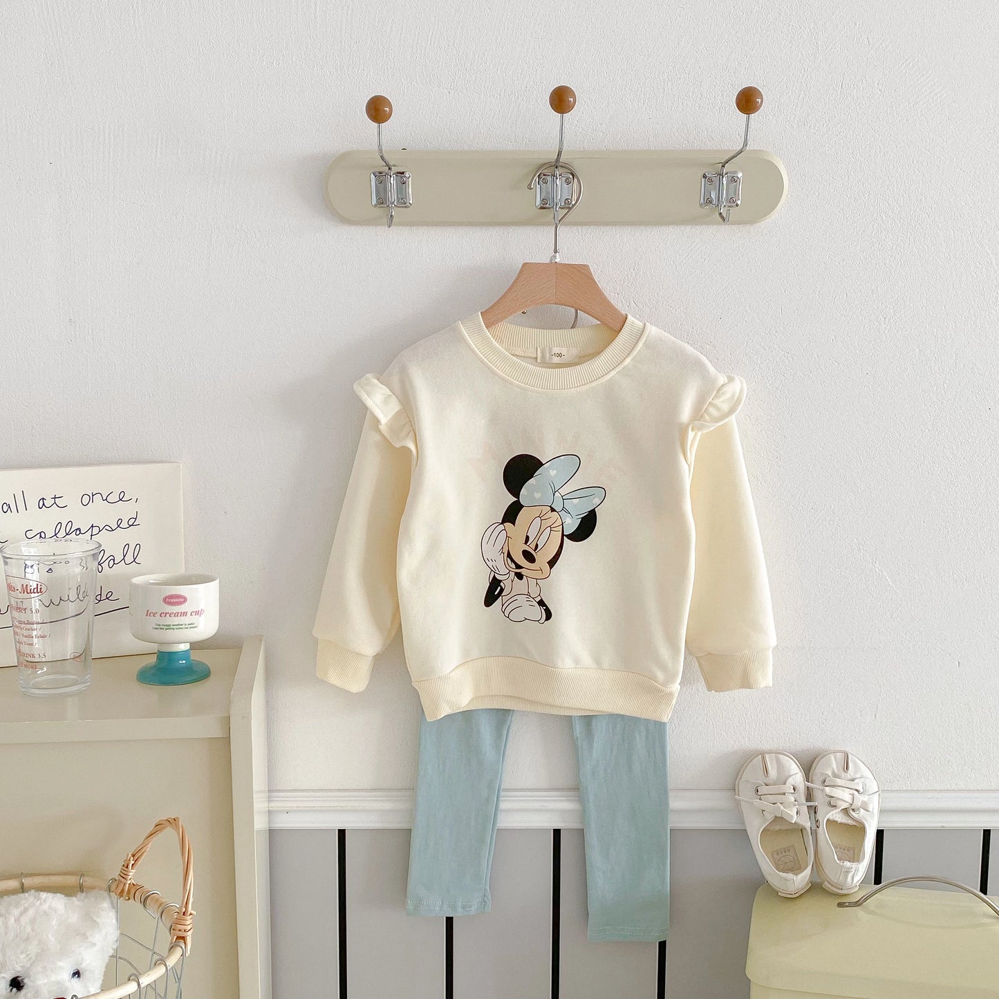 Disney Sweatshirt & Pants Set - 100% Cotton