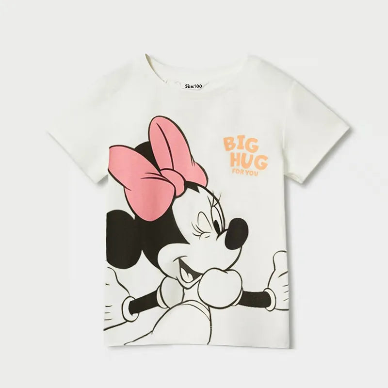 Summer 2025 Disney Girl Cotton T-shirts