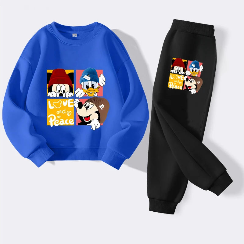 Sweatshirt & Pants Set - 100% Cotton
