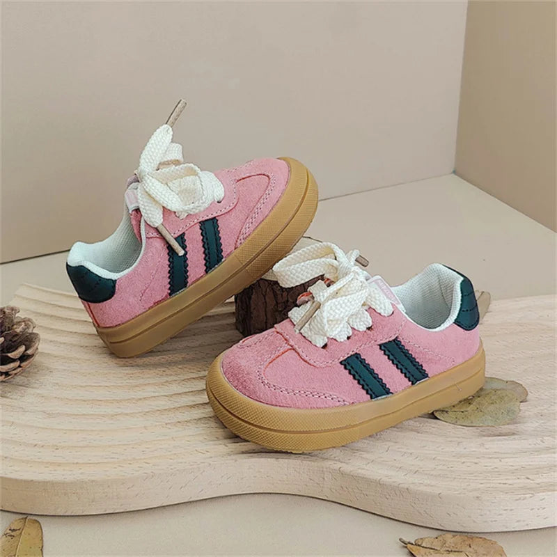 Soft Leather Baby Sneakers