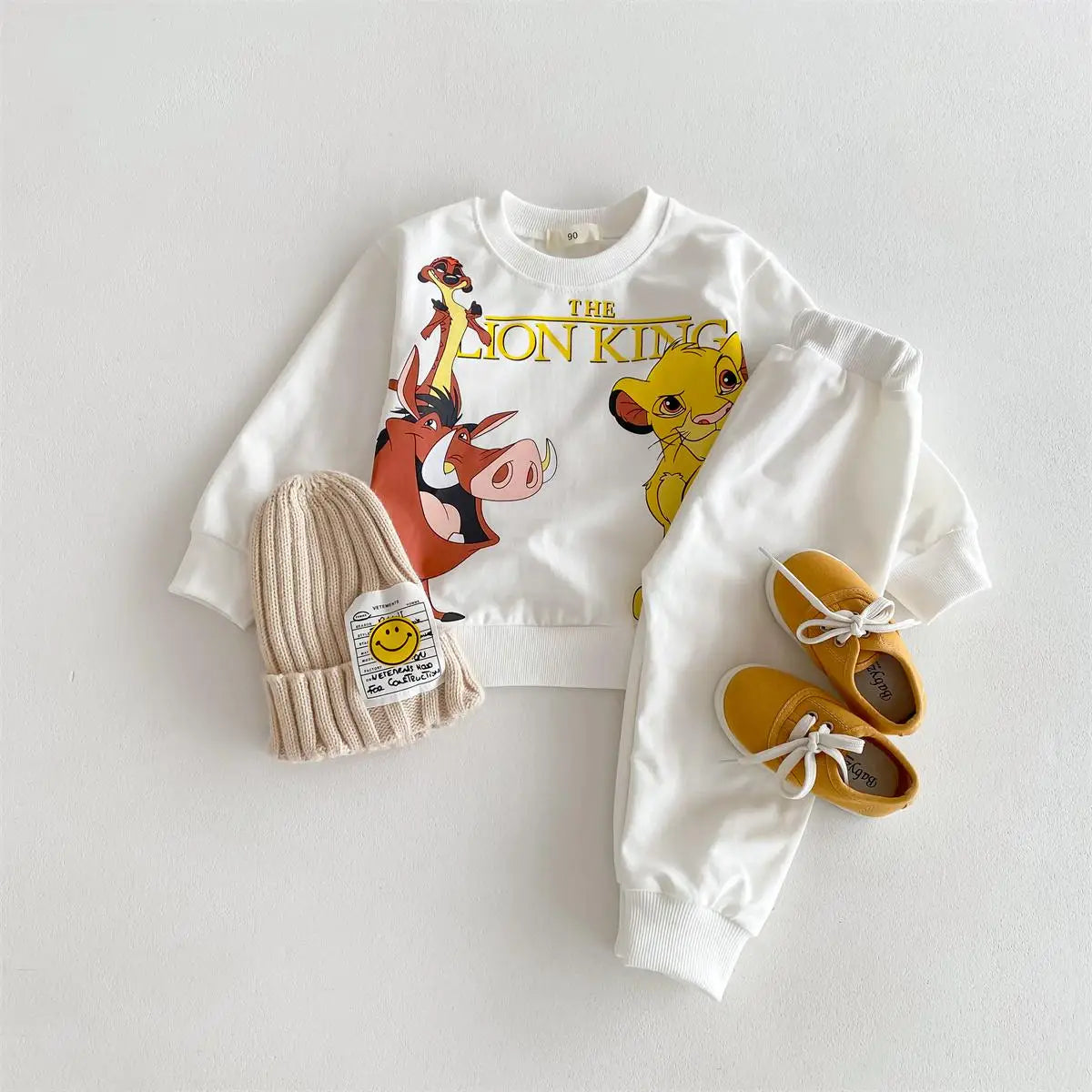 Disney Sweatshirt & Pants Set - 100% Cotton