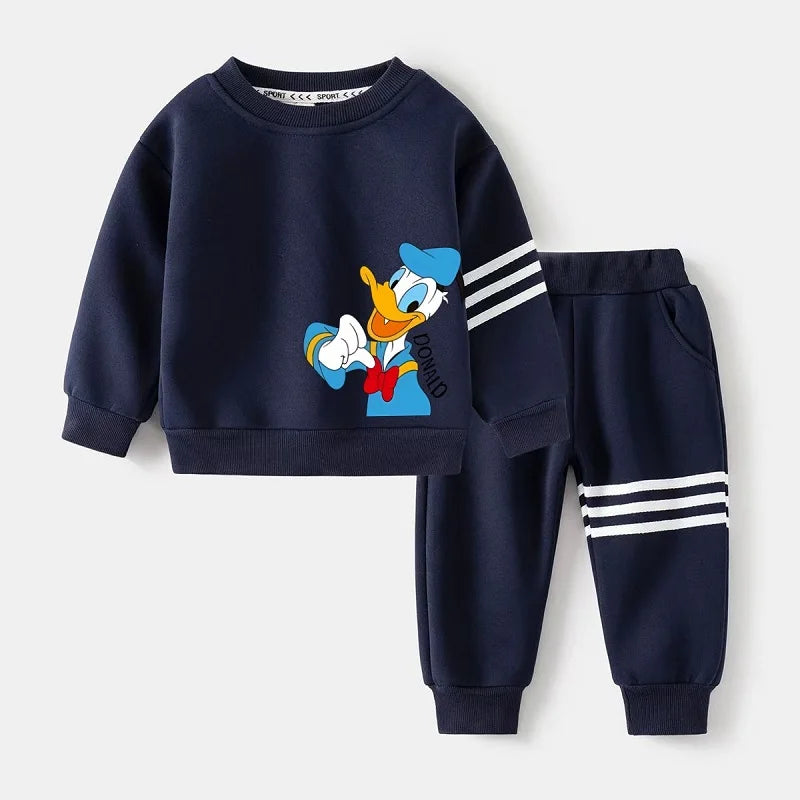 Donald Duck Sweatshirt & Pants Set - 100% Cotton