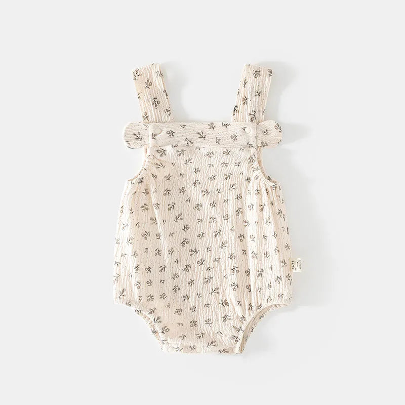 Summer Bodysuit With Charming Floral Print