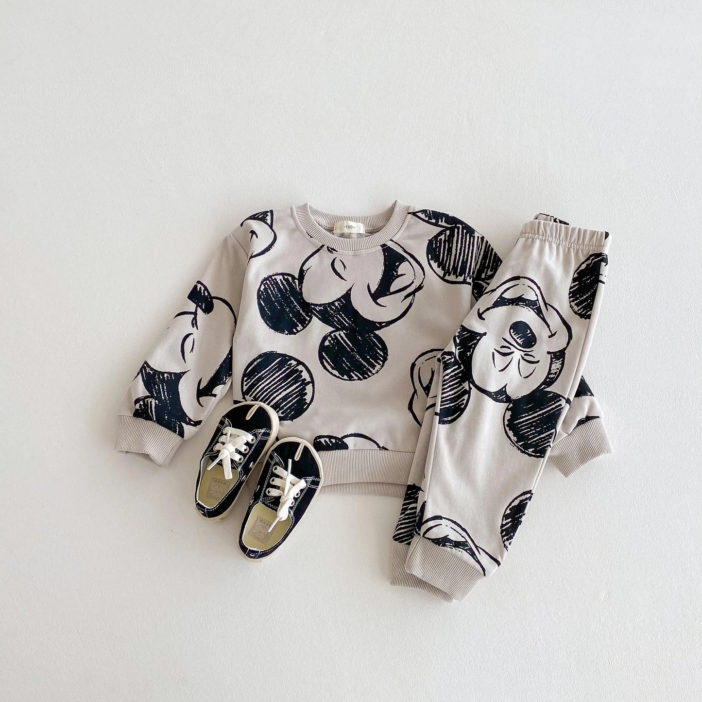 Disney Sweatshirt & Pants Set - 100% Cotton