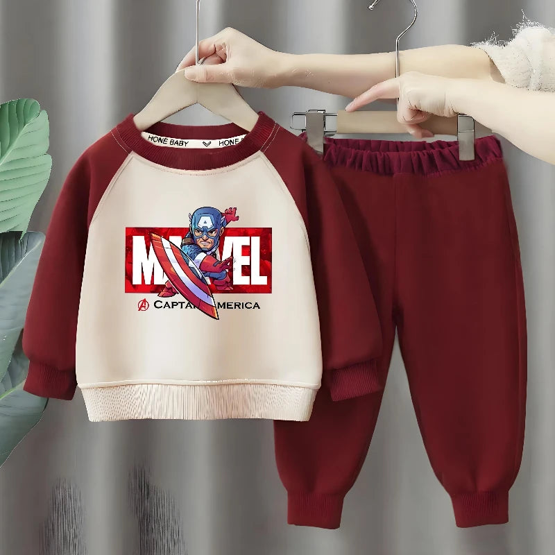 Captain America Sweatshirt & Pants Set