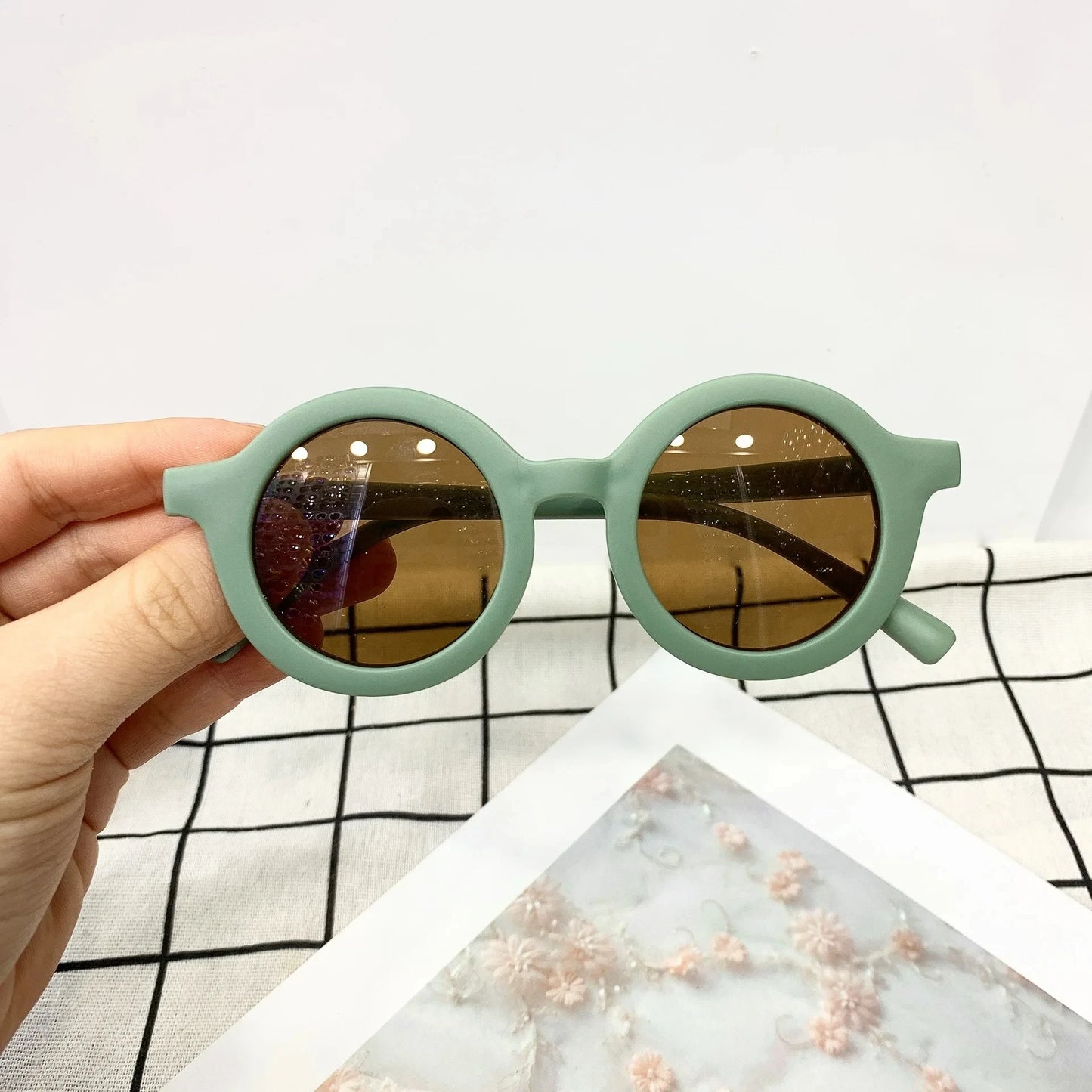 Kids Round Sunglasses – UV400 Mirror Lens Stylish Eyewear