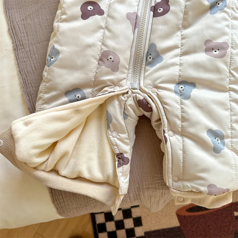 Soft Cotton Warm Winter Romper