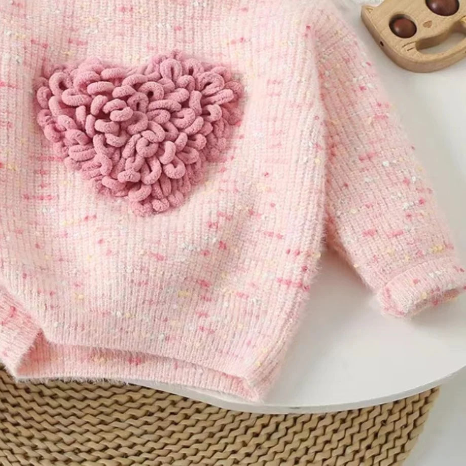Cozy Heart Knitted Top