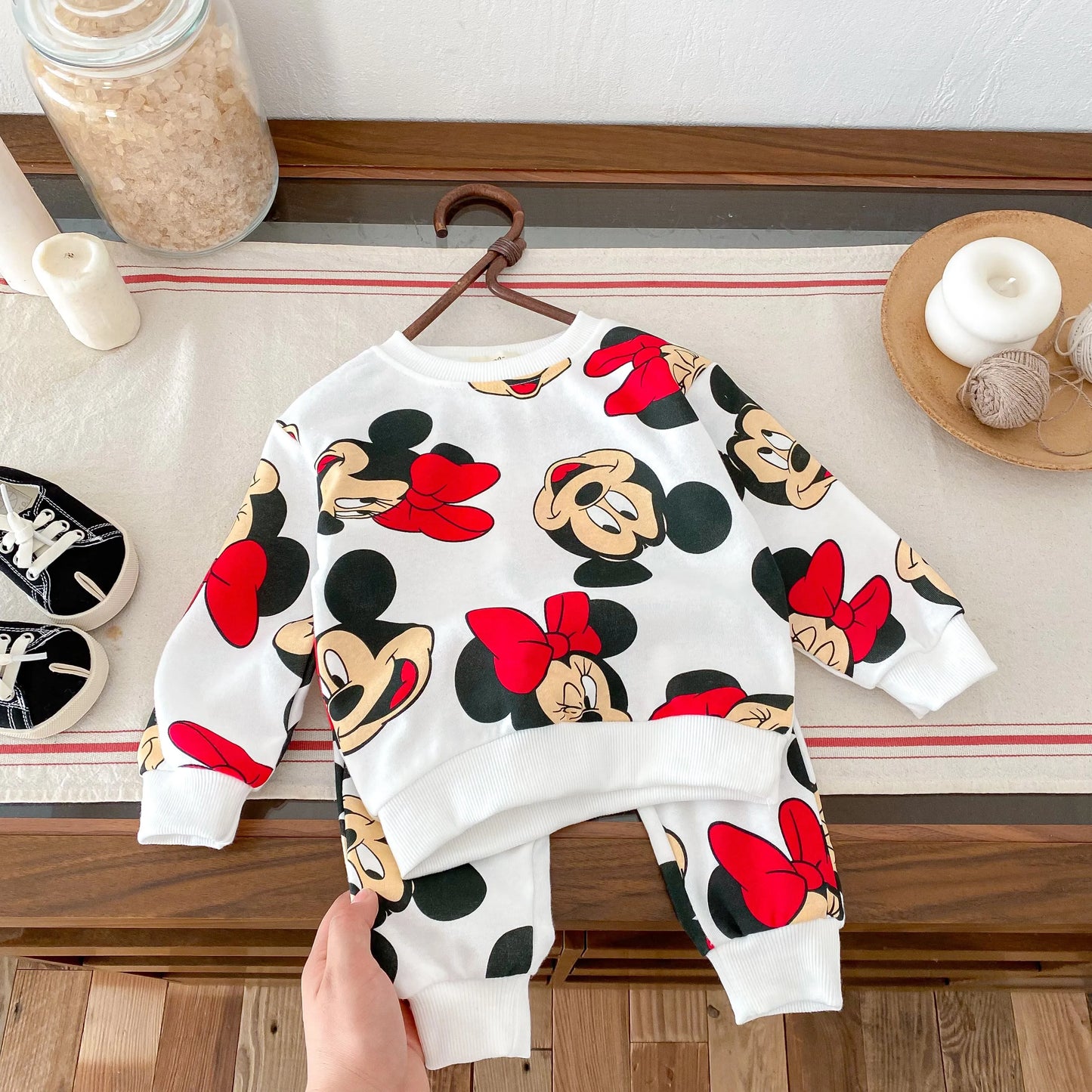 Disney Sweatshirt & Pants Set - 100% Cotton