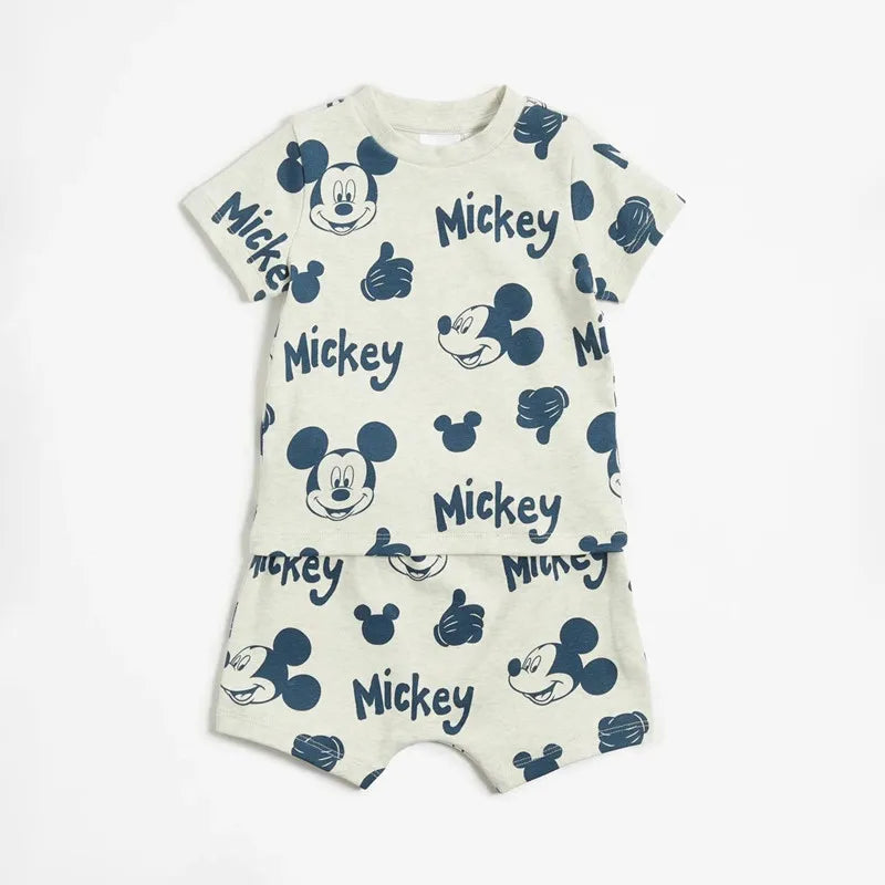 2 Sets Mickey Mouse T-Shirt & Shorts
