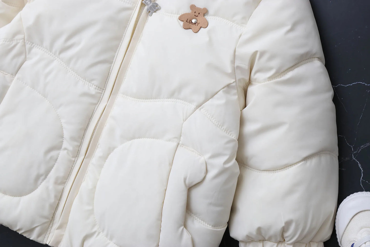 Parkas Thick Cotton Lining Hoodie Warm Jacket Windy Breaker