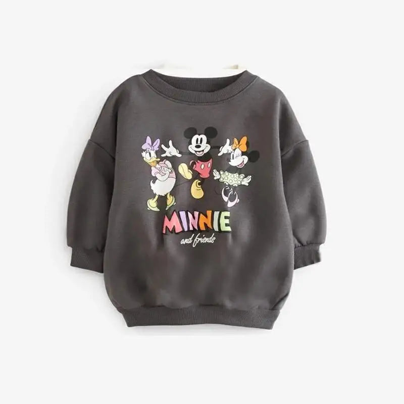 Soft, Pure Cotton Pullover And Pants With Playful Mickey Mouse