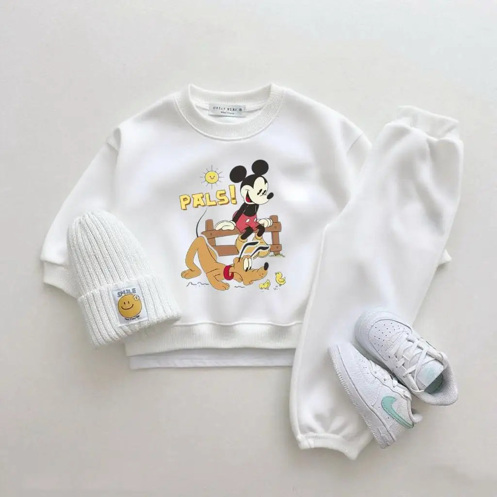Disney Sweatshirt & Pants Set - 100% Cotton