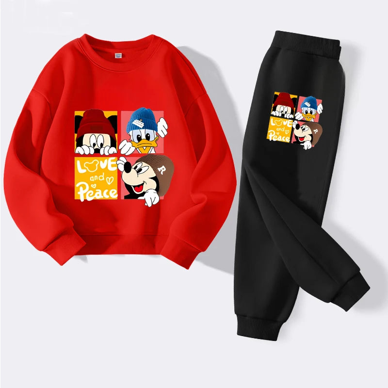 Sweatshirt & Pants Set - 100% Cotton