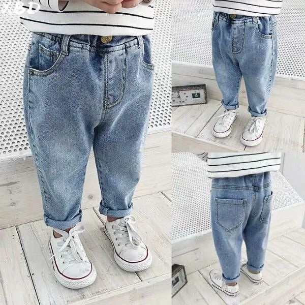 Casual Jeans – Trendy Loose-Fit Pants for Kids