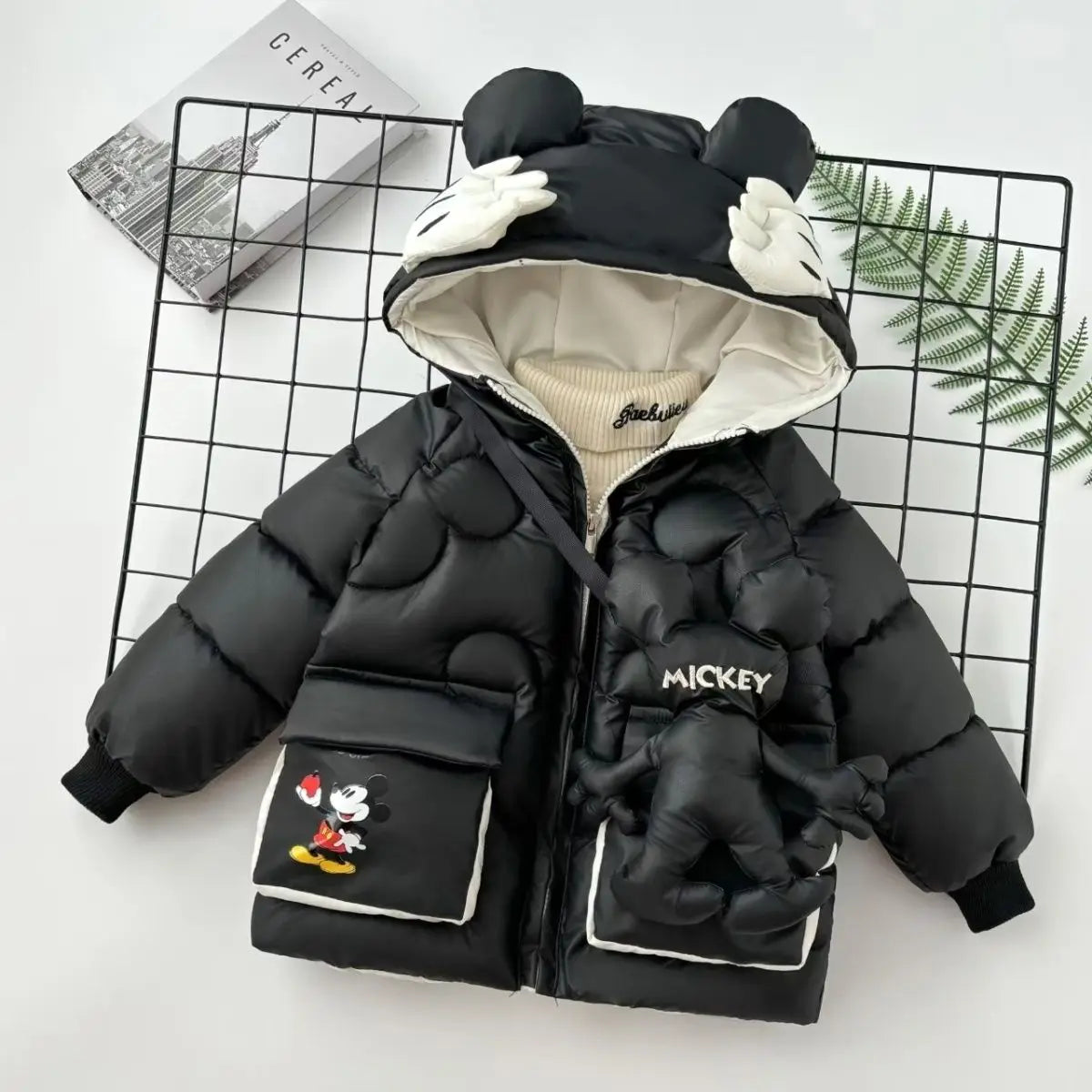 Mickey Mouse Hooded Down Jacket