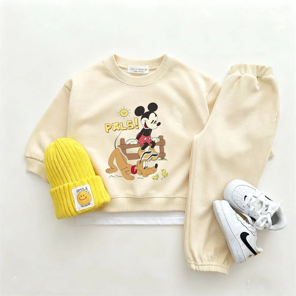 Sweatshirt & Pants Set - 100% Cotton