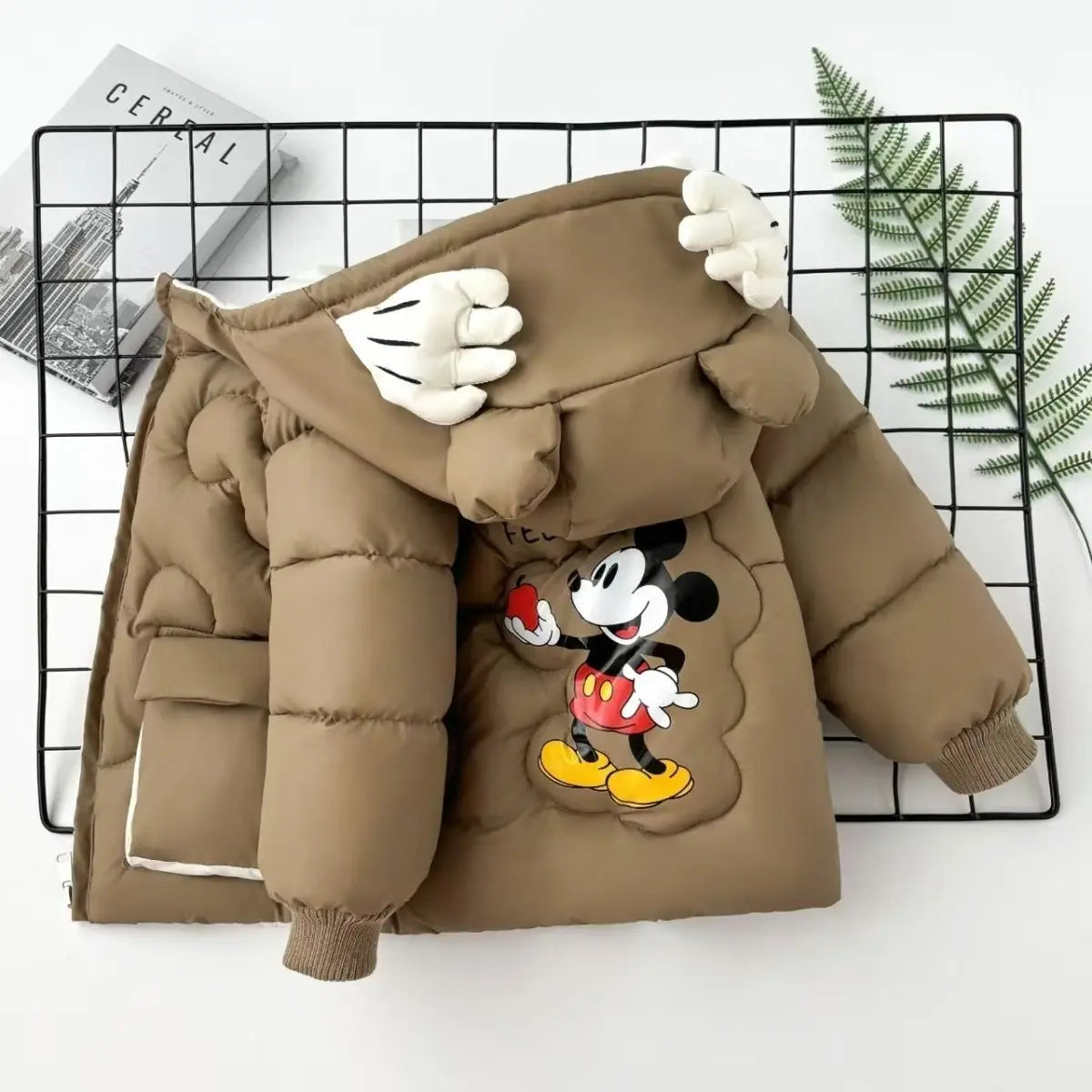 Mickey Mouse Hooded Down Jacket