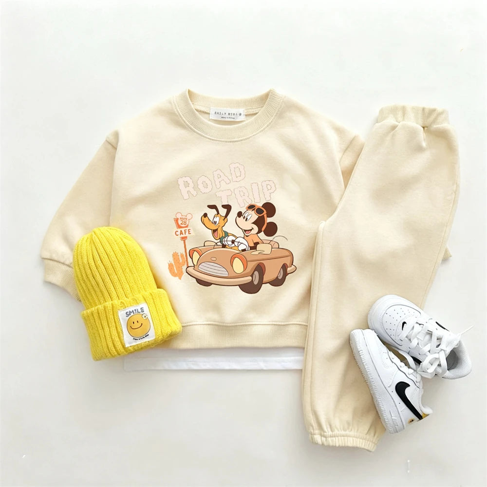 Sweatshirt & Pants Set - 100% Cotton