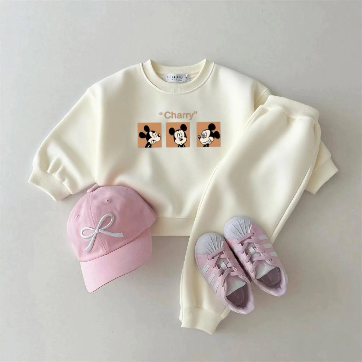 Disney Sweatshirt & Pants Set - 100% Cotton