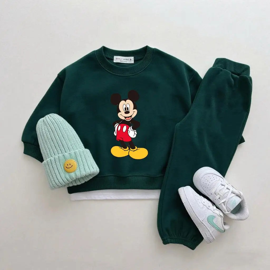 Disney Sweatshirt & Pants Set - 100% Cotton