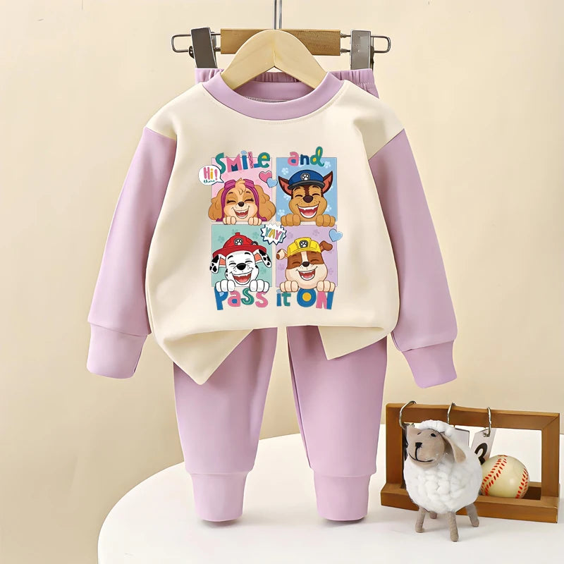 Sweatshirt & Pants Set - 100% Cotton