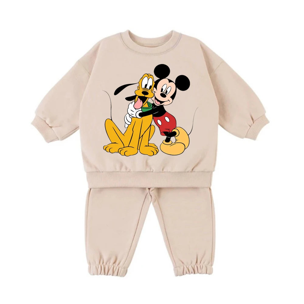 Disney Sweatshirt & Pants Set - 100% Cotton