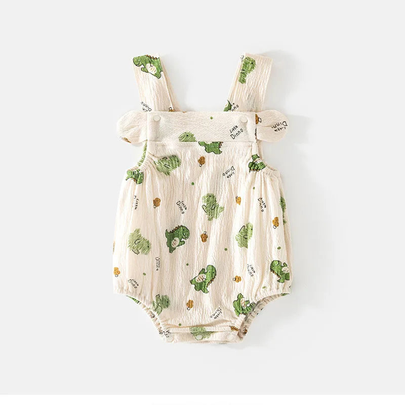 Summer Bodysuit With Charming Floral Print