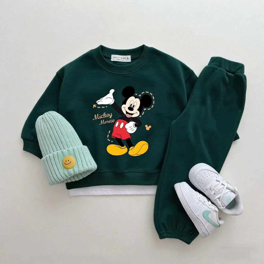 Disney Sweatshirt & Pants Set - 100% Cotton
