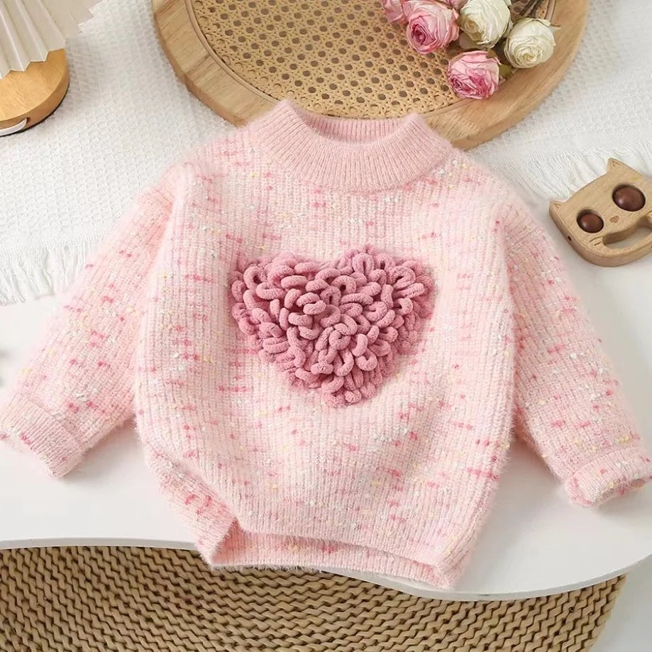 Cozy Heart Knitted Top