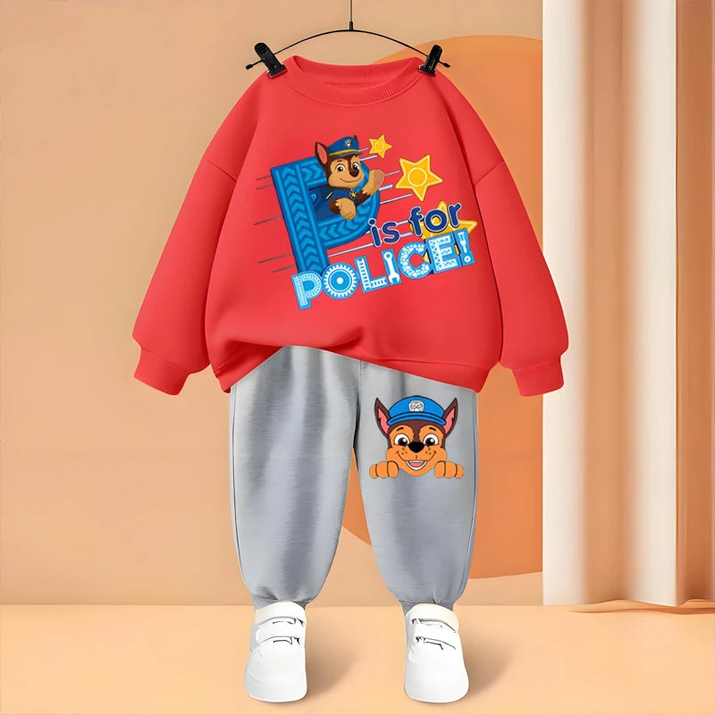 Chase's On The Case Sweatshirt & Pants Set - 100% Cotton
