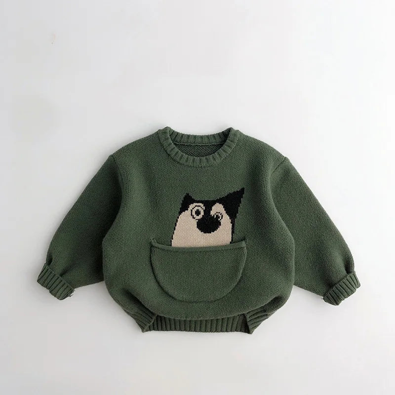 Knitted Cartoon Sweater