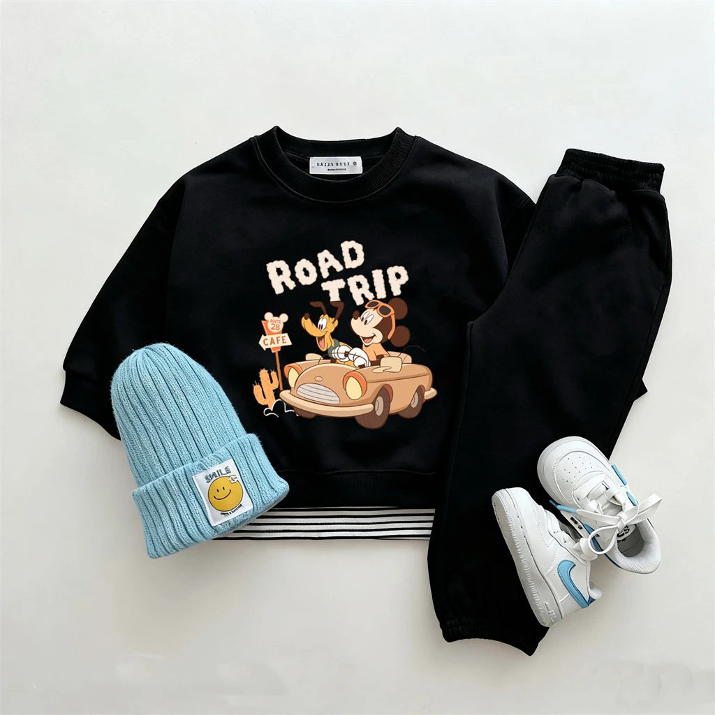 Disney Sweatshirt & Pants Set - 100% Cotton